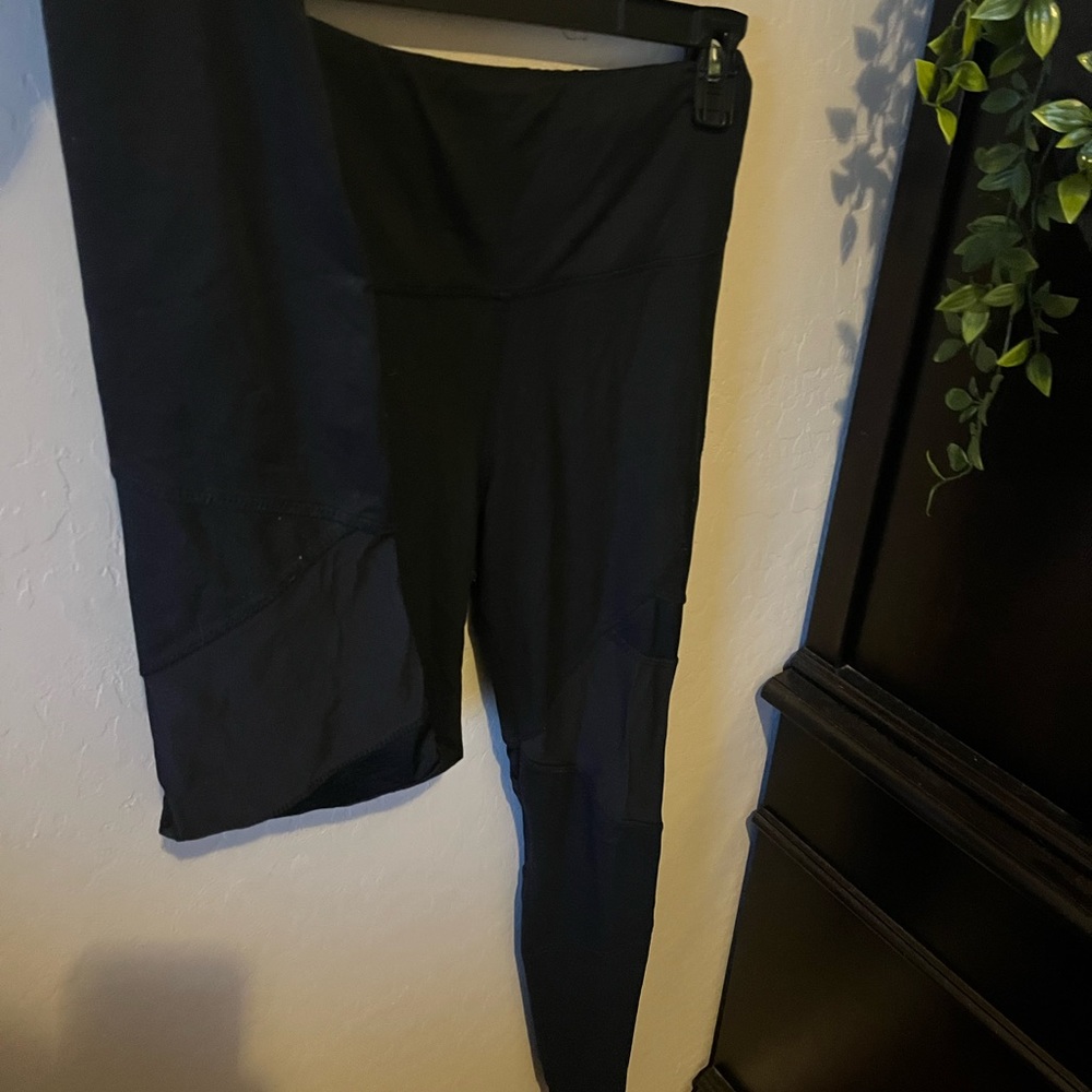 SO Black Mesh Leggings. Size M.
